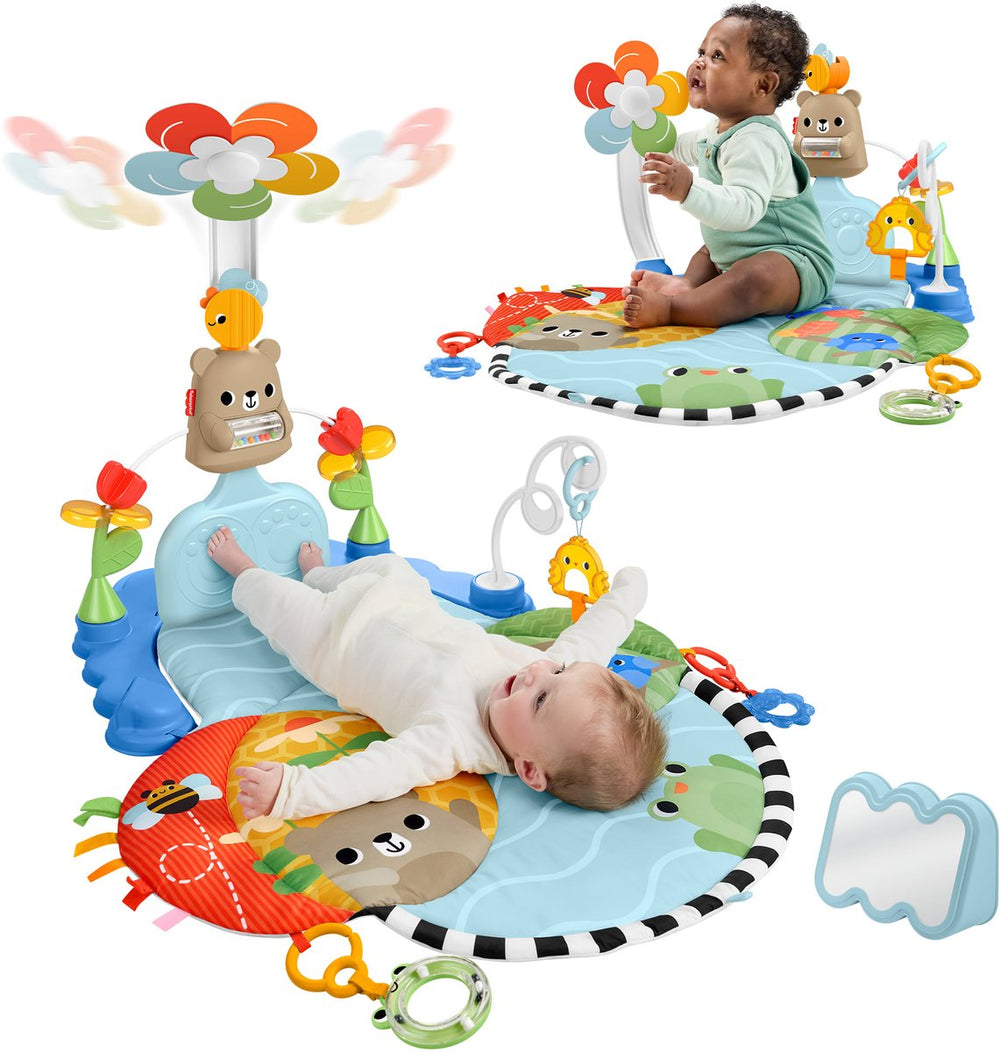 Fisher-price 3-in-1 trappel en schommel activiteitenmat