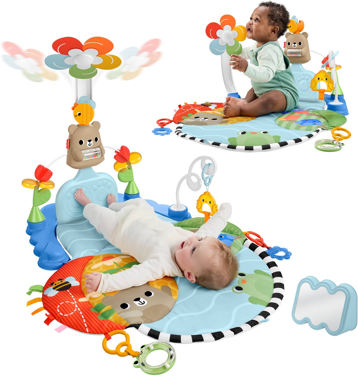 Fisher-price fisher price 3-in-1 activiteitenmat voetenspel