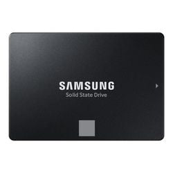 Samsung mz-77e1t0b 870 evo ssd, 1 tb, 2.5, sata3, 6 gbps, 3d v-nand, 560 550 mb s, 512mb ddr4