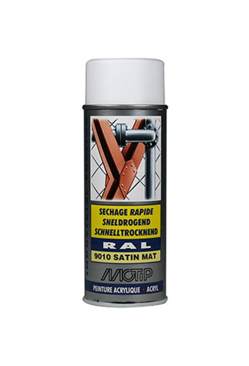 Motip 1051739 - ind. ral 9010 helder wit spuitbus 400 ml | 1 stuks