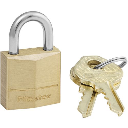 Hangslot master lock 120eurd goud