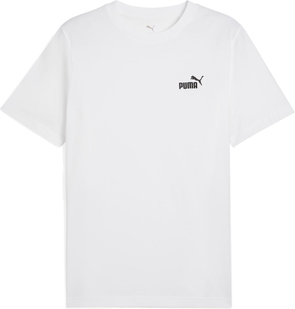 Puma ess small no. 1 logo tee unisex t-shirt - white