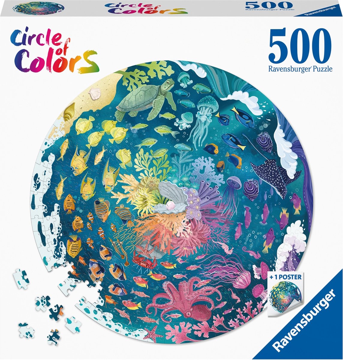 Circle of Colors Puzzels - Oceaan, 500st.