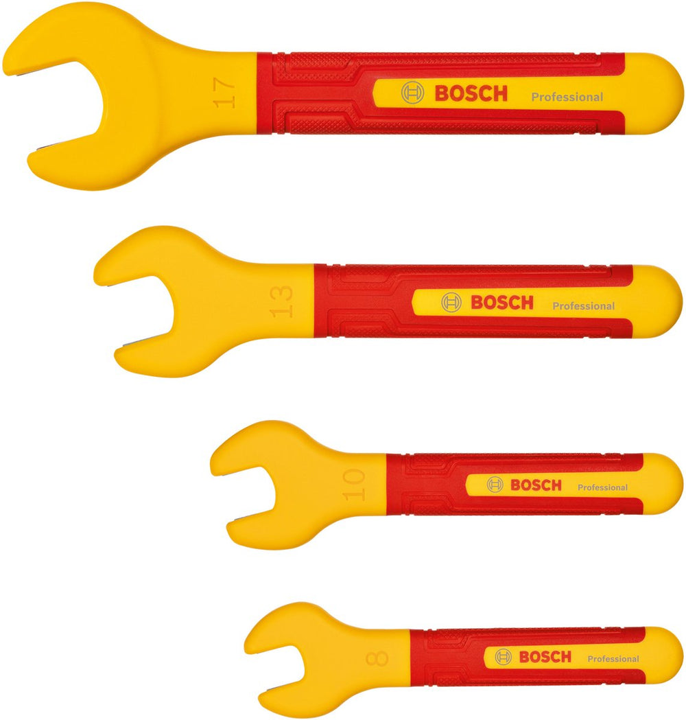 Bosch professional - vde steeksleutelset - 8 - 10 - 13 en 17 mm