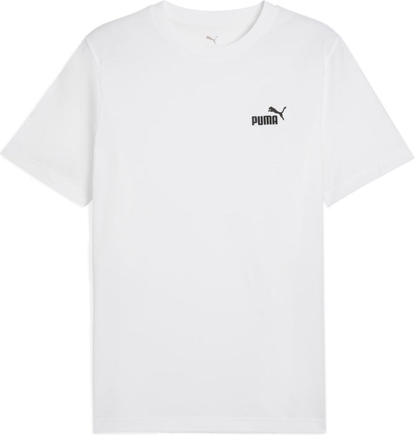 Puma ess small no. 1 logo tee unisex t-shirt - white s