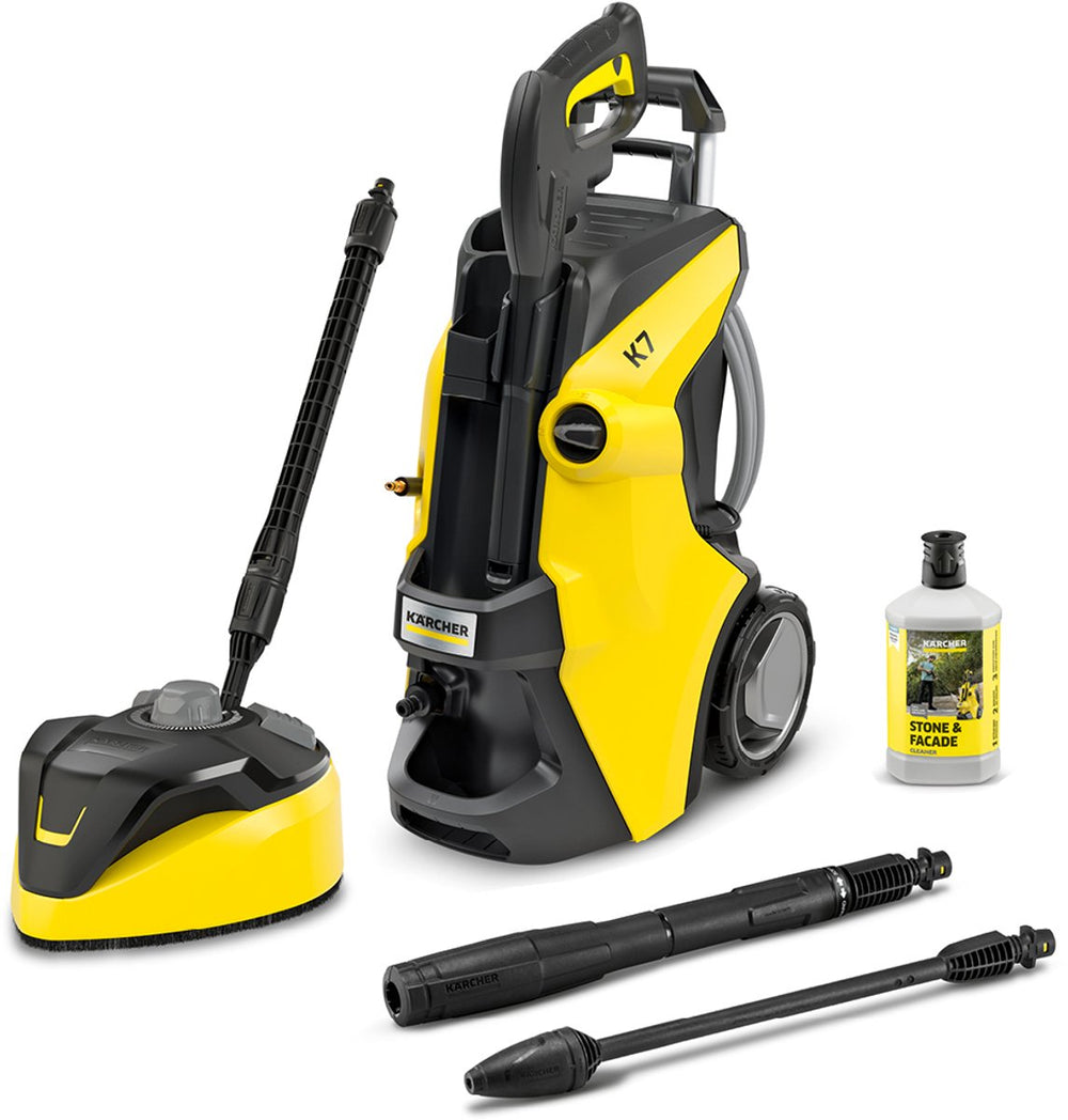 Kärcher k7 premium power flex home hogedrukreiniger 180 bar 600 l u 3000 w met t 7 en 10 m slang