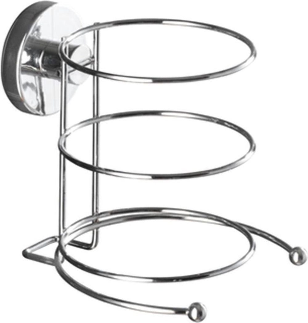 Wenko vacuum-loc haardrogerhouder milazzo chroom - bevestigen zonder boren