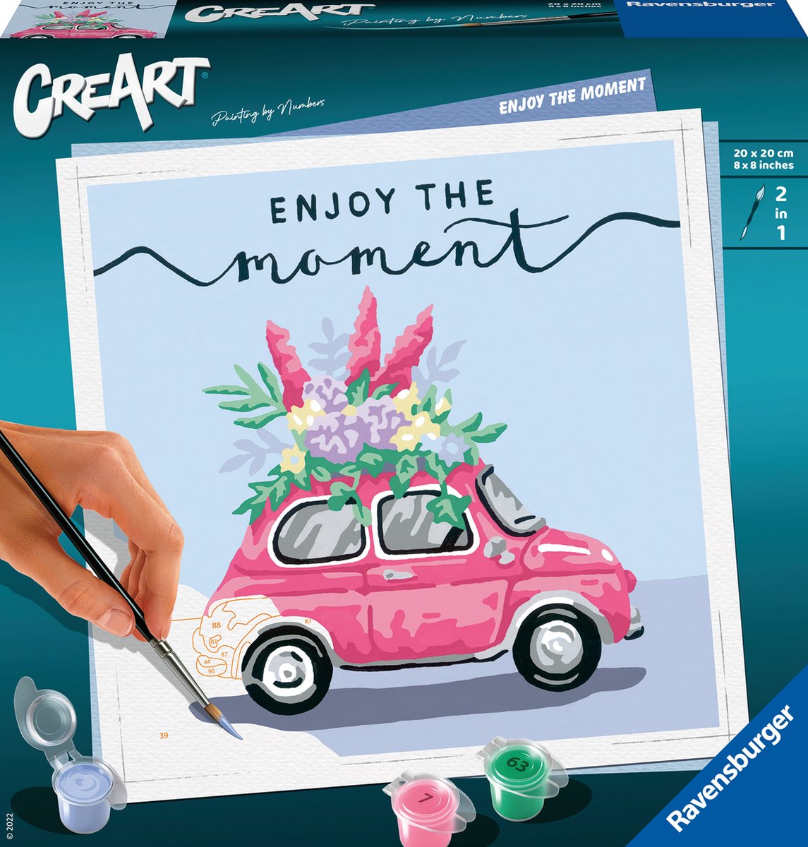 Ravensburger creart schilderen op nummer - geniet van het moment