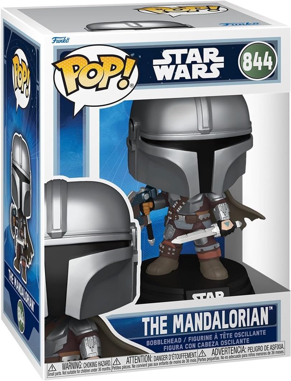 Funko pop star wars: the mandalorian (dual wield) pop