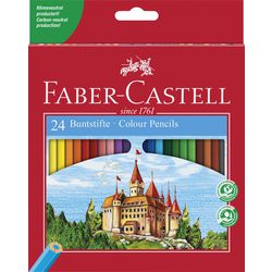 Faber castell fc-120124 kleurpotloden eco in doosje etui a 24st.