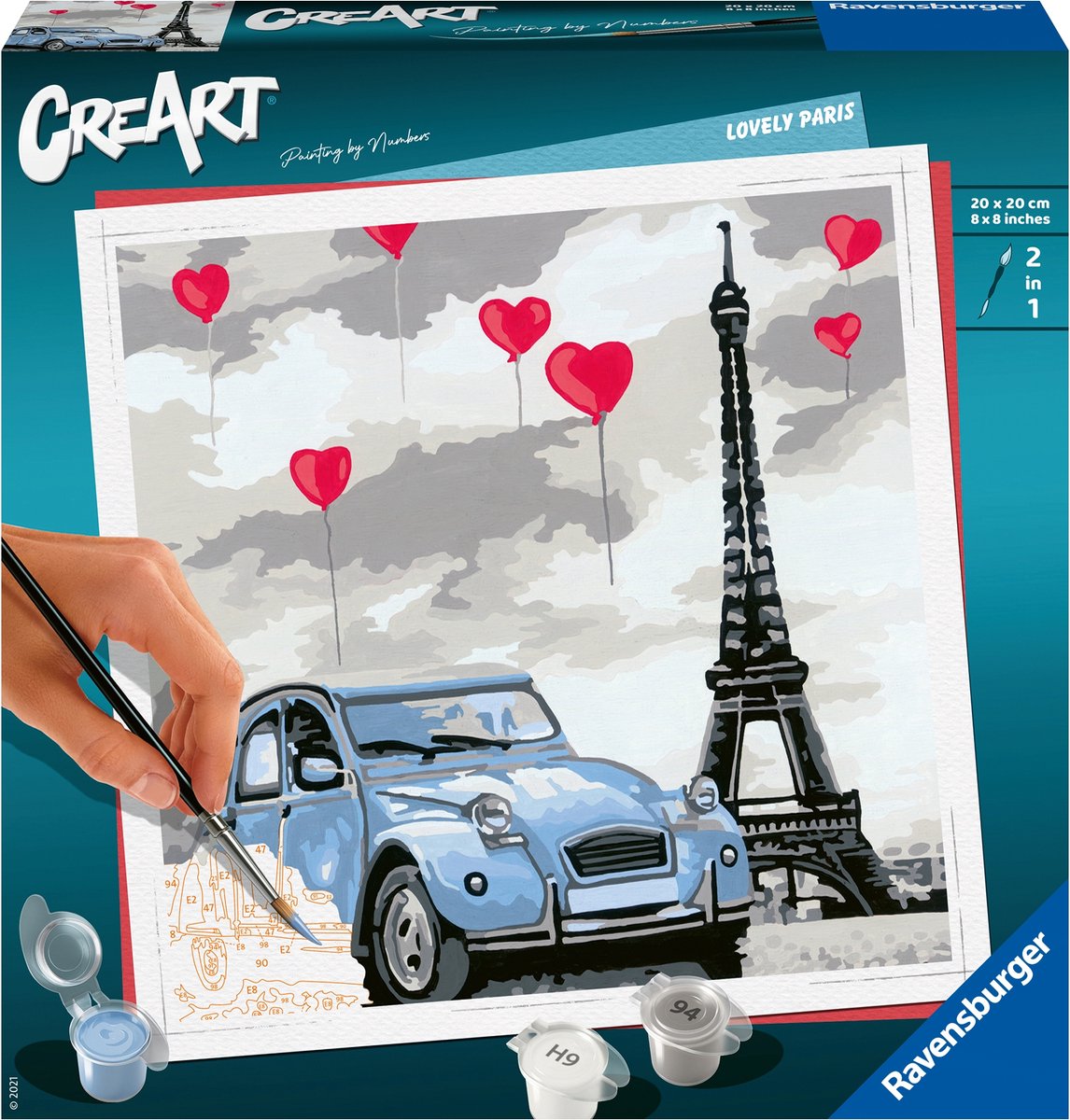 Ravensburger creart schilderen op nummer - Parijs