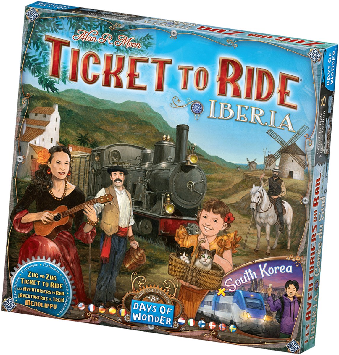Days of wonder - ticket to ride - iberia south korea - uitbreiding - bordspel