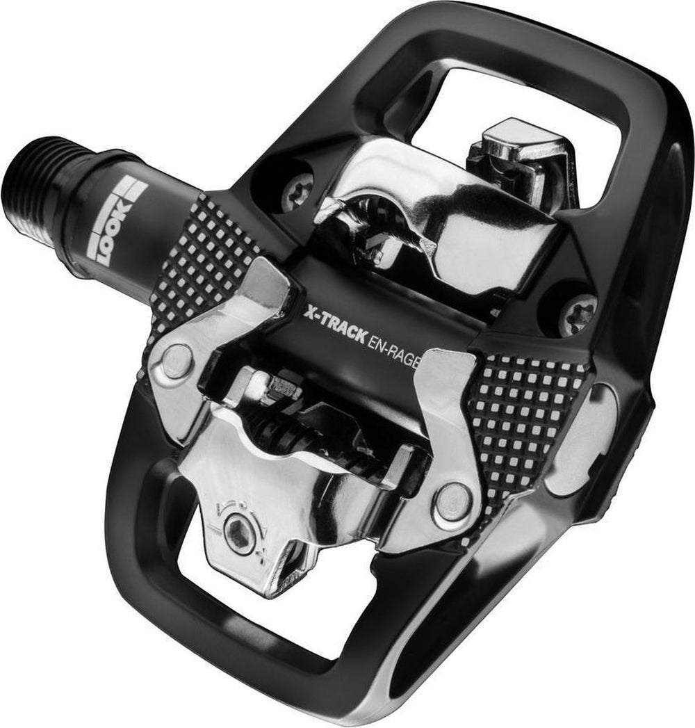 Kijk pedalen x-track en-rage zwart