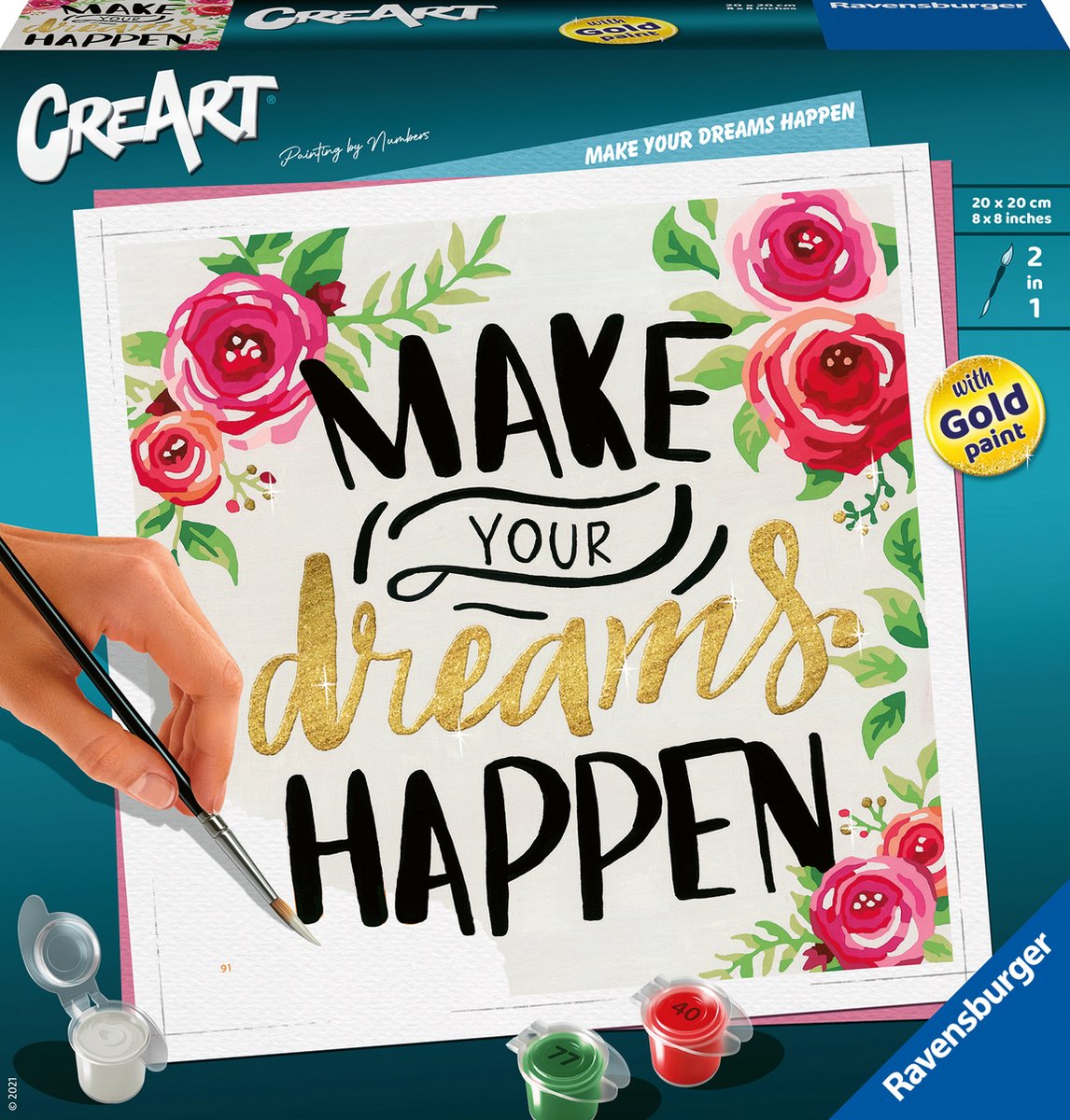 Ravensburger creart schilderen op nummer - maak je dromen waar
