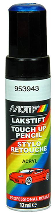 Motip 953943 - auto lakstift - blauw metallic - 12 ml