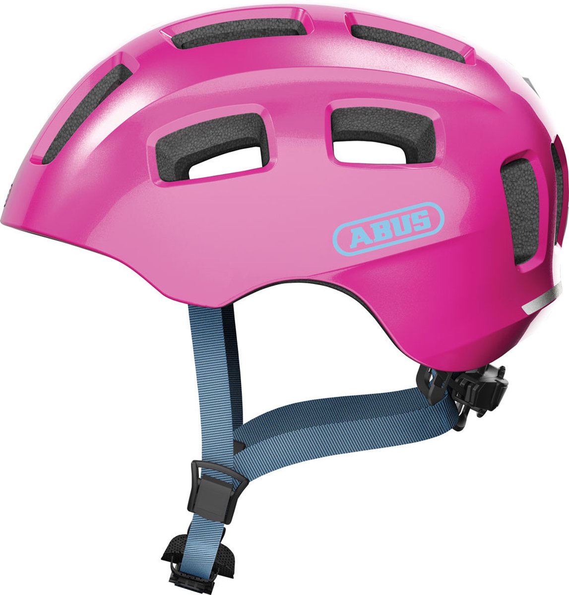 Abus helm youn-i 2.0 sprankelend roze m 52-57cm