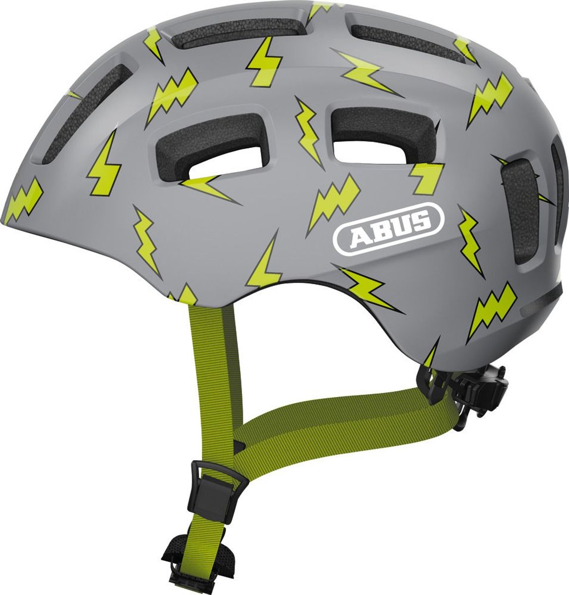 Abus helm youn-i 2.0 grijs flash s 48-54cm