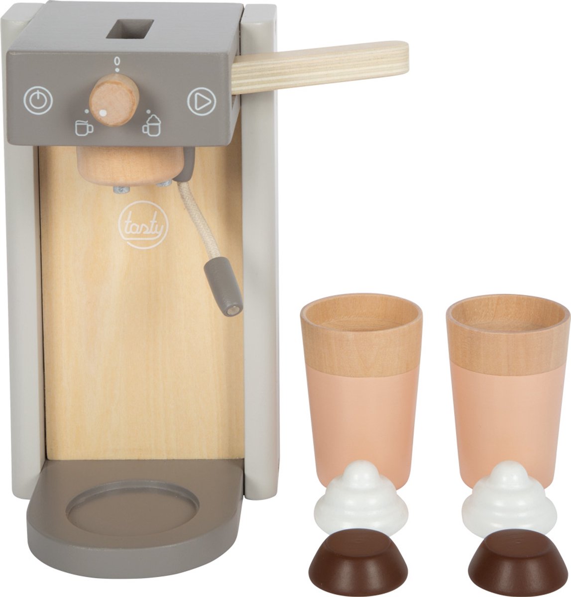 Small foot koffiemachine speelset grijs 'tasty'