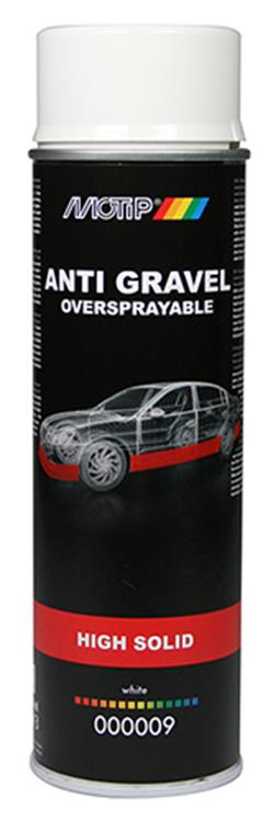 Motip 1051456 - anti steenslag wit spuitbus 500 ml | 1 stuks