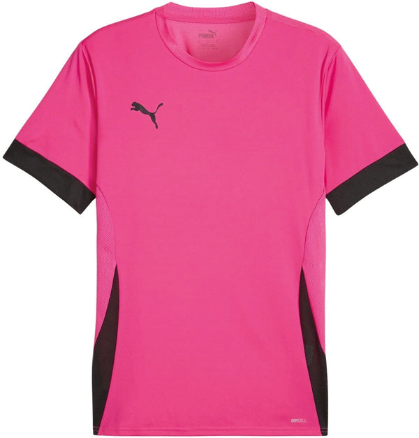 Puma teamgoal matchday jersey heren sportshirt - fluro pink pes- black- black xl