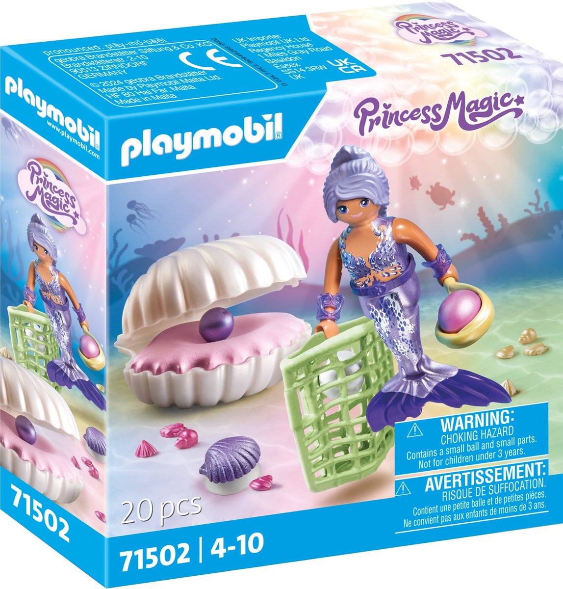 Playmobil 71502 prinses magie zeemeermin met parelmoer