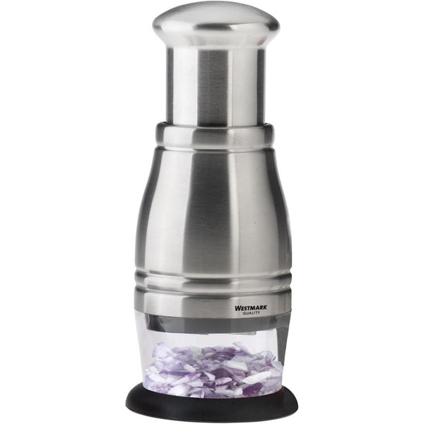 Westmark uienhakker 1000 - rvs - 22x9,4x9,4cm - zilver