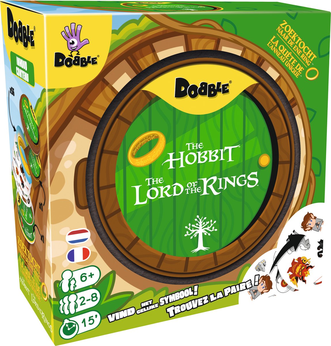 Asmodee bordspel dobble the lord of the rings