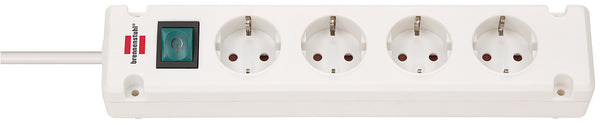 Brennenstuhl Bremounta 4-way Power Strip (White)