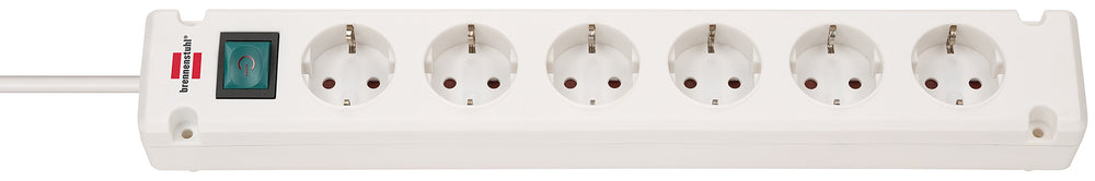 Brennenstuhl bremounta stekkerdoos 6-voudig wit 3m h05vv-f 3g1,5 - 1150650326