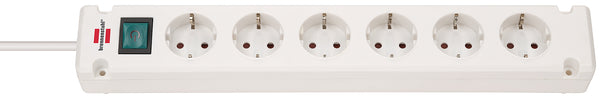 Brennenstuhl bremounta stekkerdoos 6-voudig wit 3m h05vv-f 3g1,5 - 1150650326