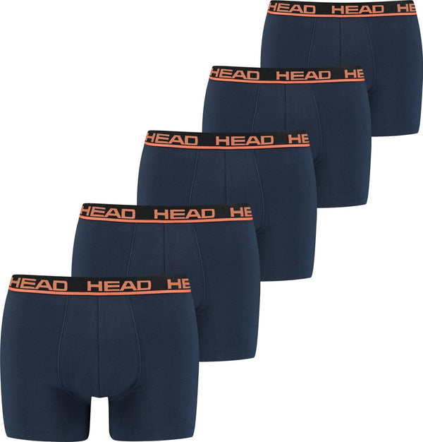 Head boxershorts orange peacoat 5-pack-xl