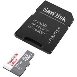Sandisk ultra lite microsdhc uhs-i-geheugenkaart met sd-adapter 32 gb klasse 10