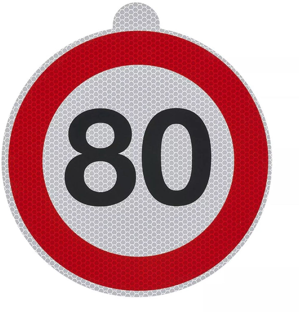 Proplus snelheidssticker 80 – italië – ra2 dgm 57477 – ø20 cm