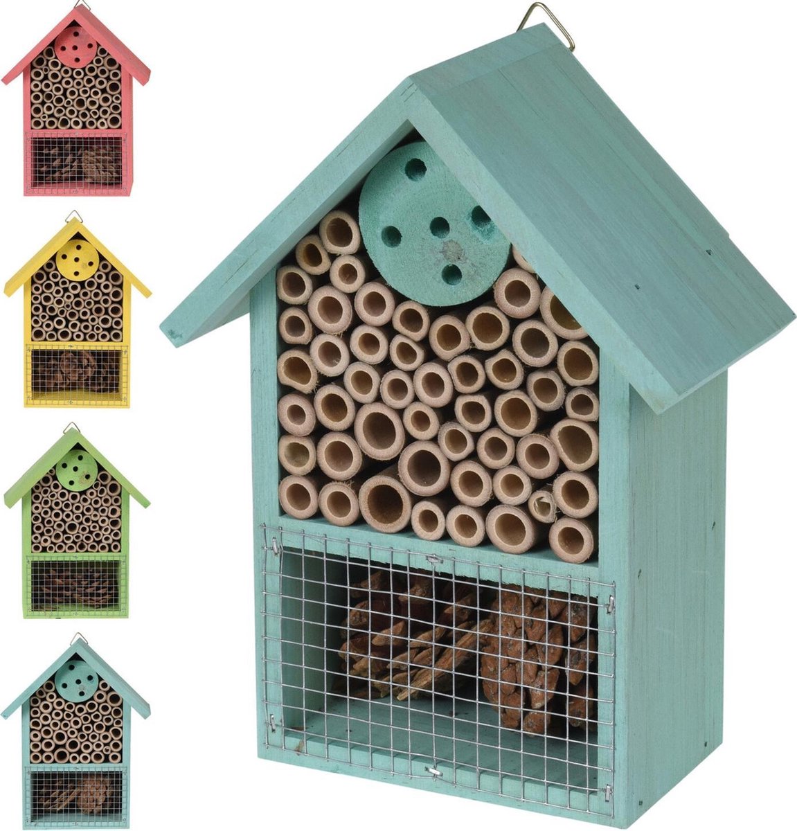 Pro garden - insectenhotel - 15 x 8 x 20 cm hout