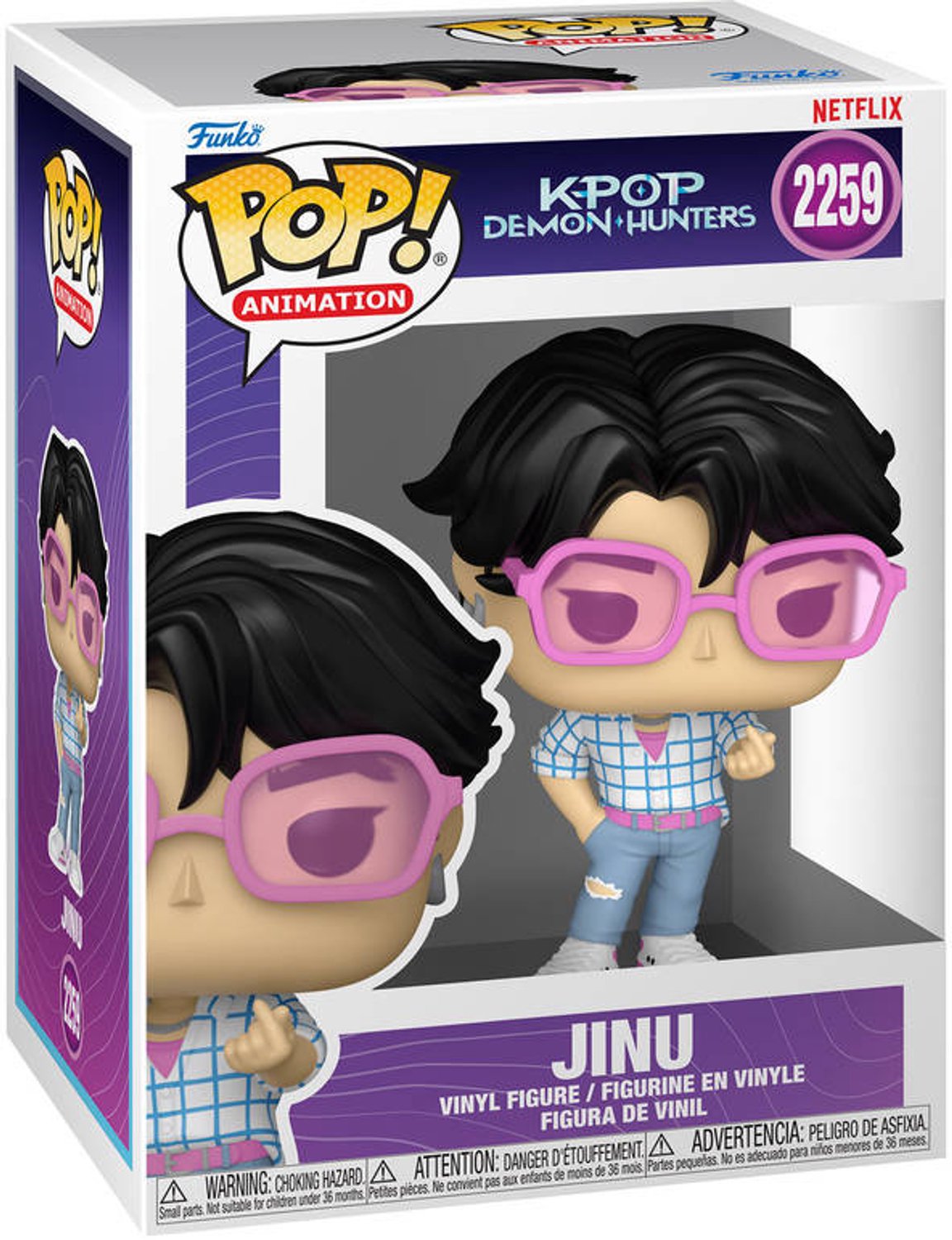 Funko pop animation: k-pop demon hunters - jinu - pop