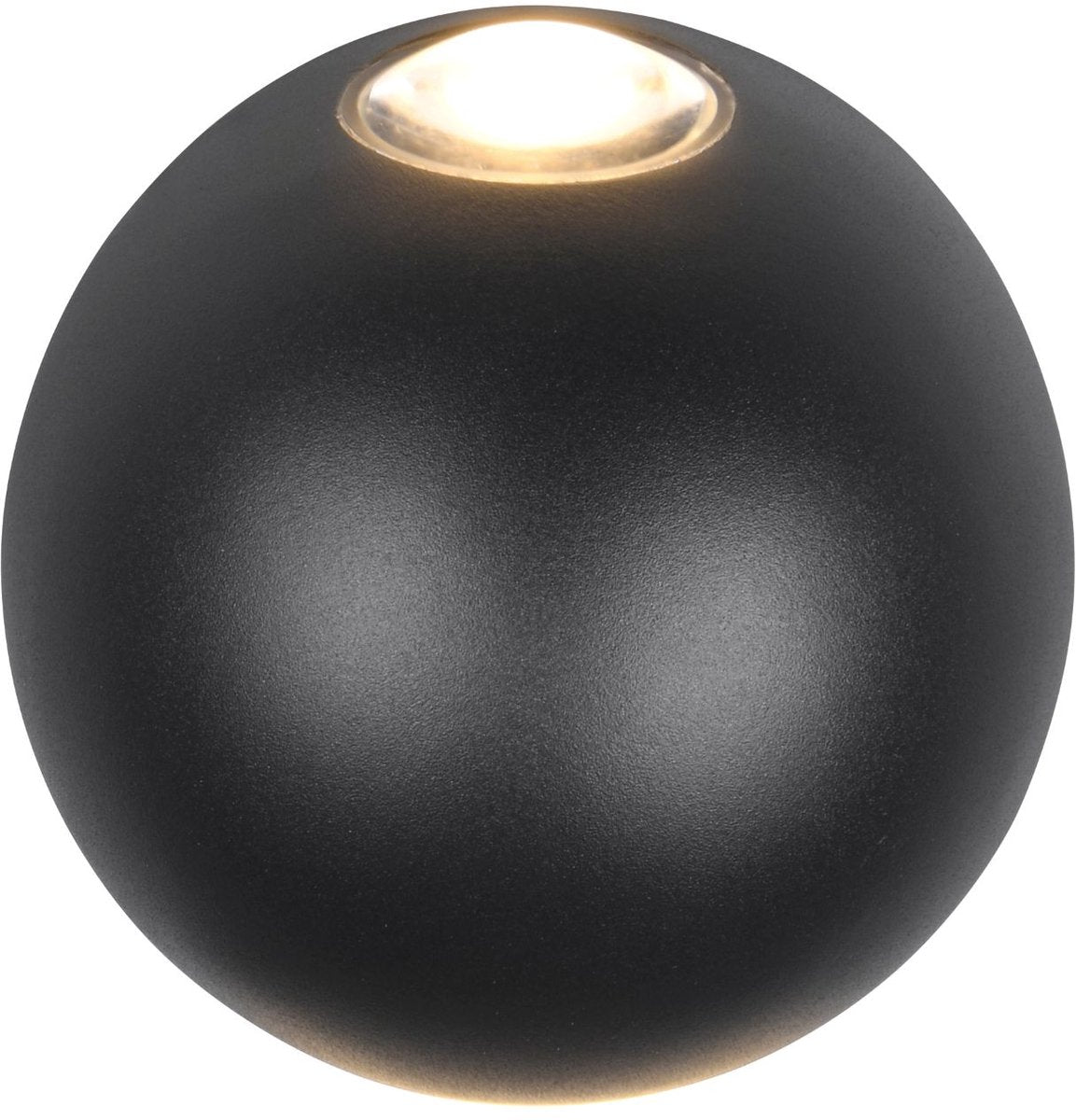 Trio avisio - wandlamp - zwart mat - incl. 2x smd 2w - buitenverlichting - ip54