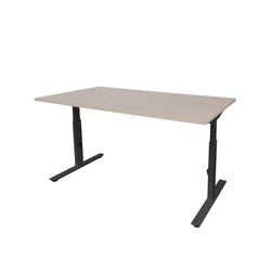 Bureau schaffenburg linesto plus 140x80 eiken zwart