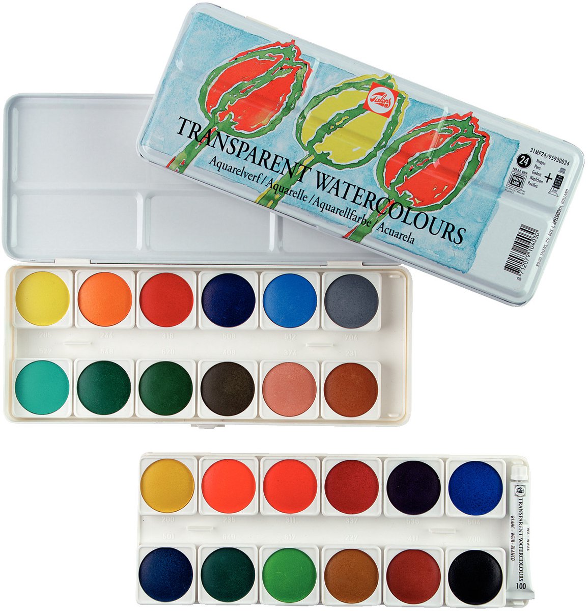 Talens transparante aquarelverfset 31mp24