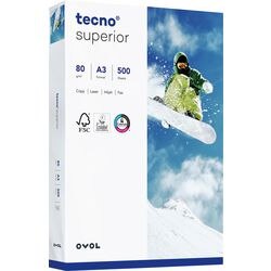 Kopieerpapier tecno 2100011537 a3 80 g m² wit 500 vellen