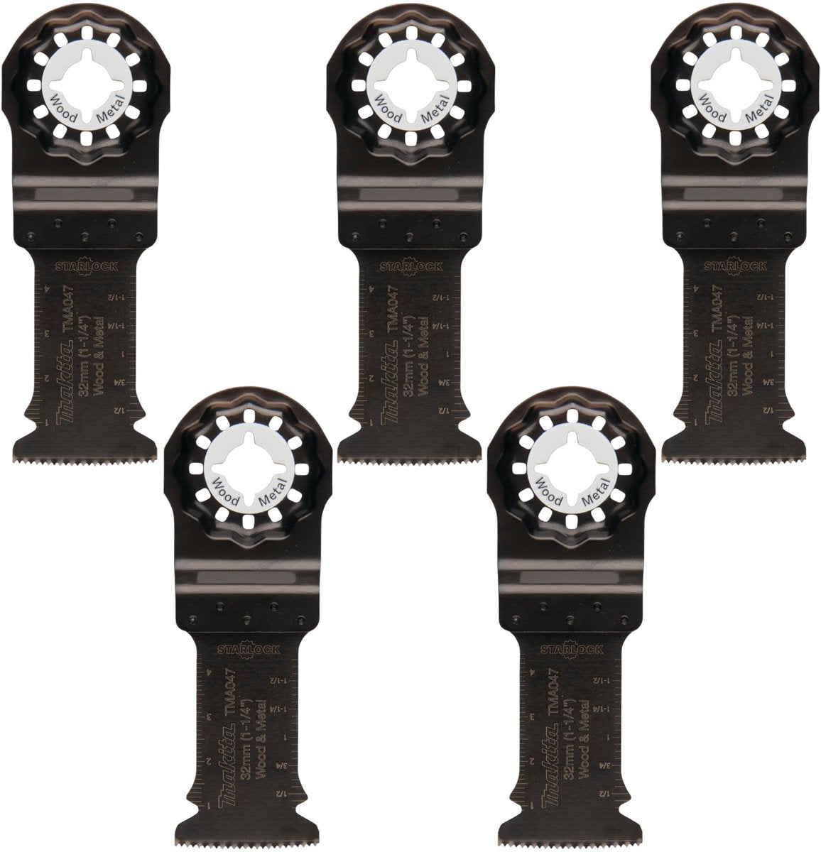 Makita accessoires tma047 invalzaagblad 32mm hout metaal (5st) - b-64814-5 - b-64814-5