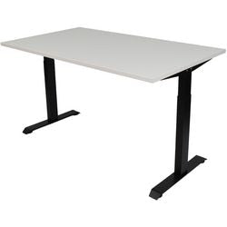 Bureau euroseats zwart, wit metaal