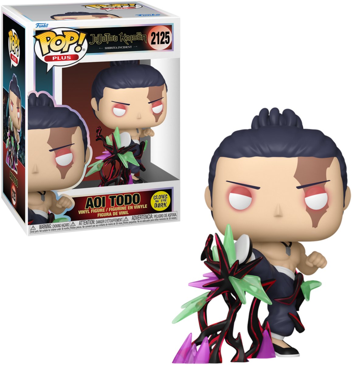 Funko jujutsu kaisen aoi todo (kick) (glow in the dark) vinylfiguur 2125 unisex pop! - neutraal - standard