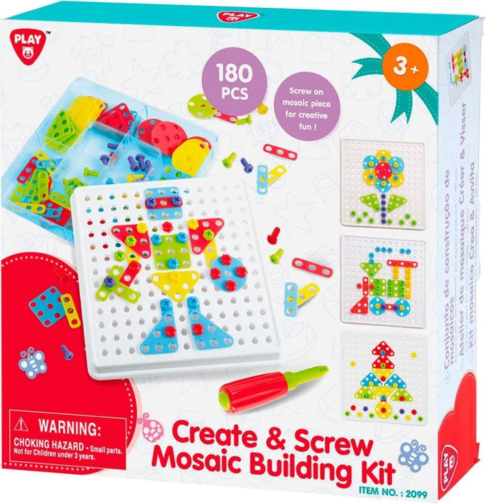 Speel constructieset mozaiek, 180dlg.