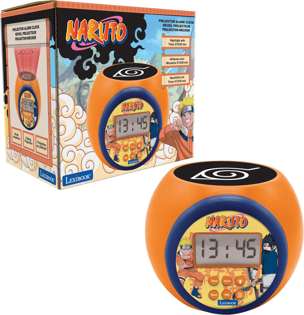 Lexibook naruto projector wekker met timer