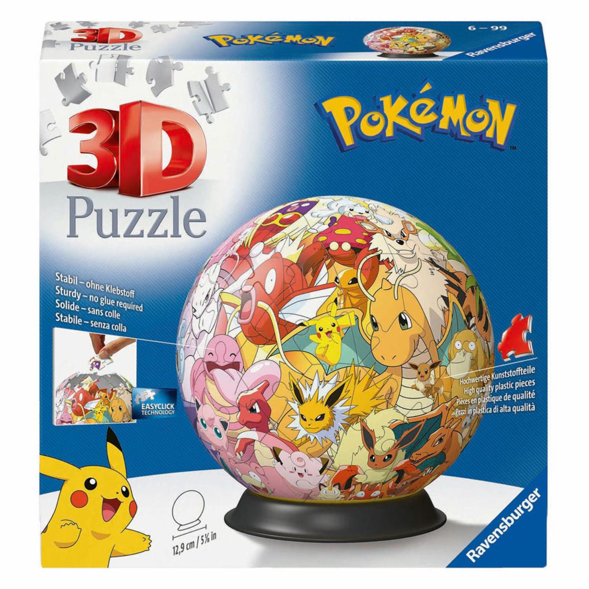Ravensburger puzzle-ball pokã©mon multicharacter
