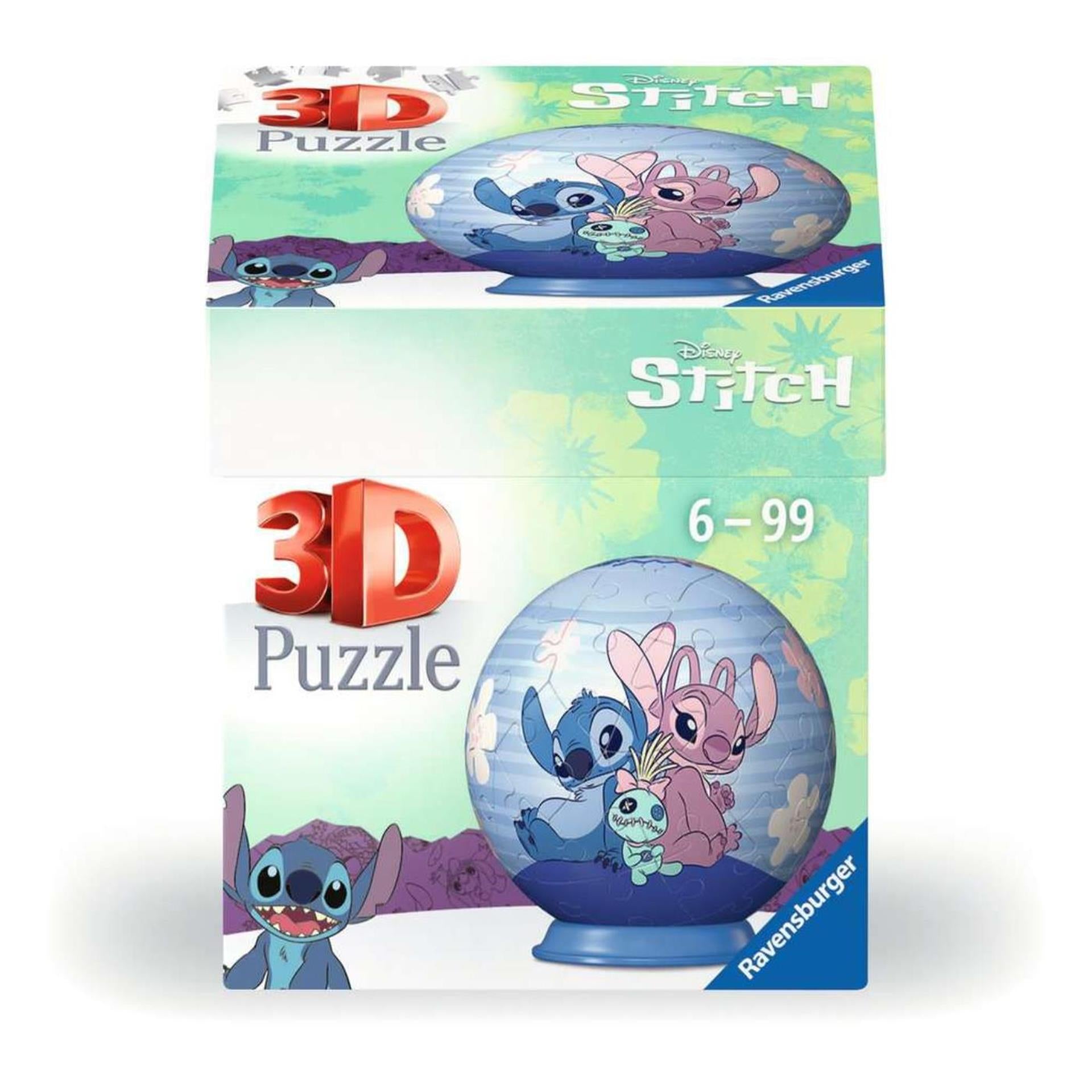 Ravensburger 3d puzzelsteek en engel, 54st.
