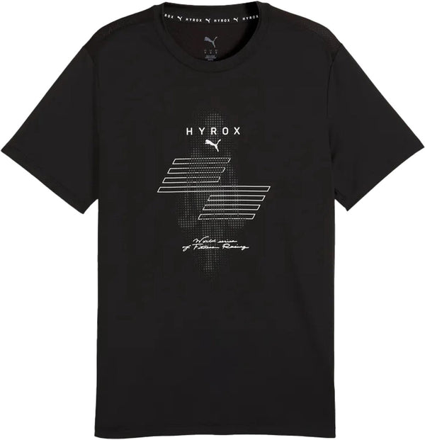 Puma x hyrox cloudspin thermoadapt t-shirt in de kleur zwart. m