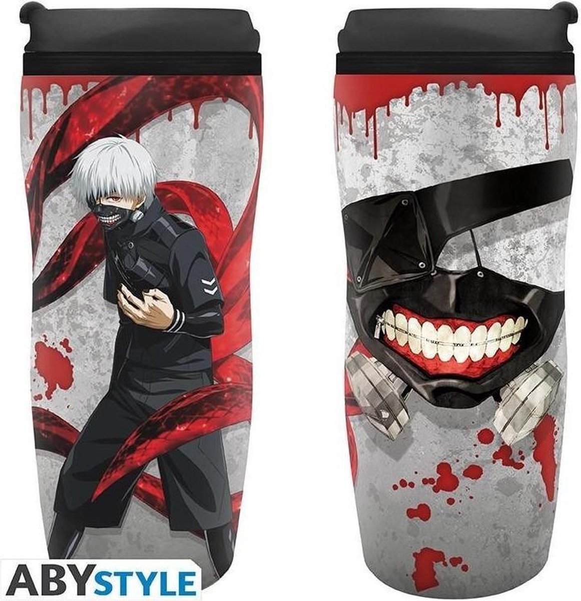 Merkloos sans marque tokyo ghoul - ken kaneki - tumbler travel mug 355ml
