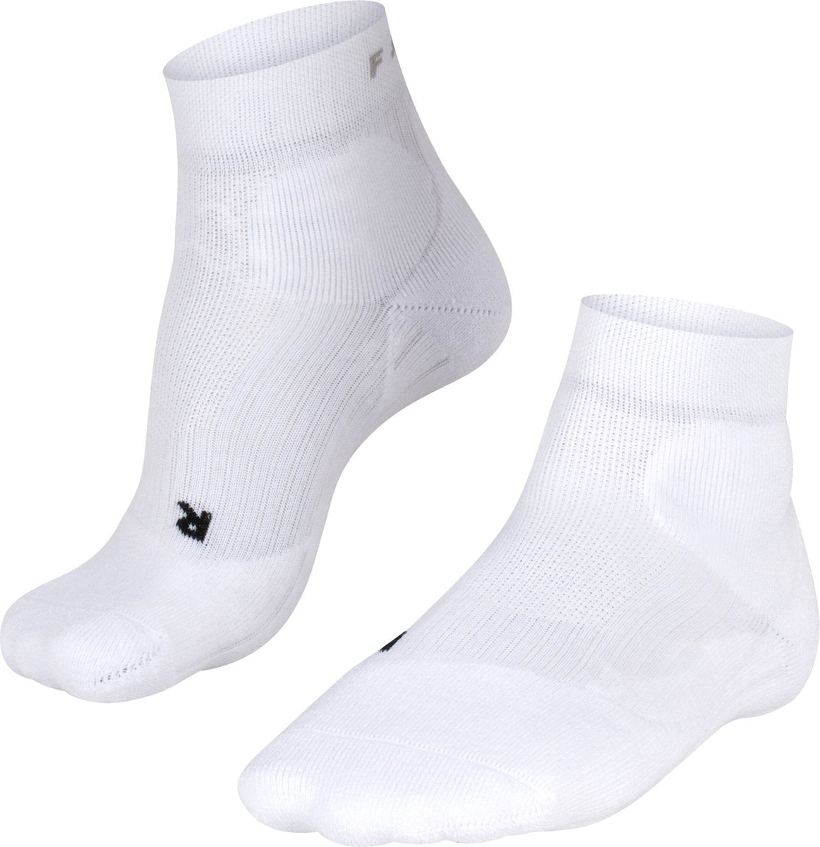 Falke te2 short anti-blaar katoen functioneel materiaal tennissokken heren wit - maat 42-43
