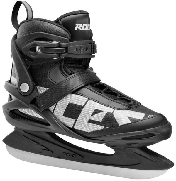 Roces - big icy 2 ijshockeyschaatsen - heren - zwart wit - 50